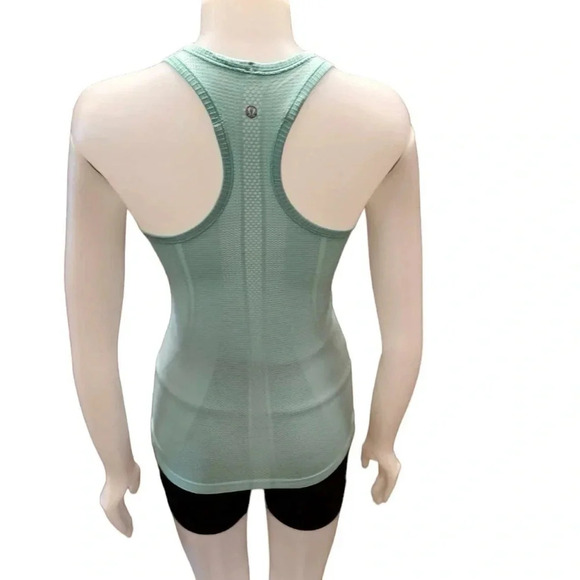 Lululemon Women's Swiftly Tech Racerback Heathered
Blue Green Size 4 - Picture 2 of 8